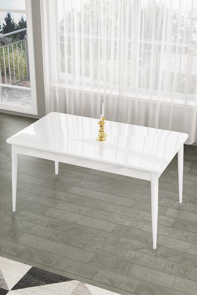 Canisa Concept Lav Serisi, Sabit 80x130 Beyaz Yemek Odası Masası