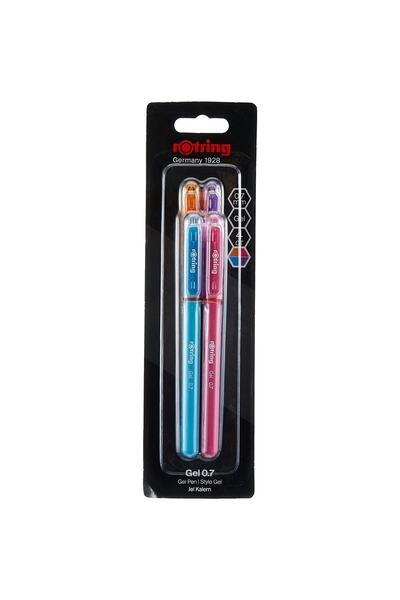 Rotring Jel Mürekkepli Kalem 4'lü Canlı Renkler