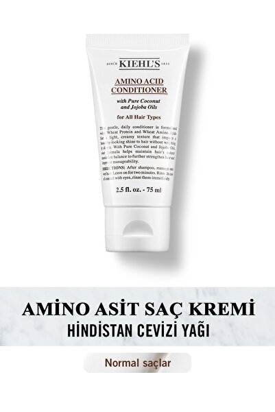 Kiehl's Amino Acid Normal Saçlar İçin Hindistan Cevizi Yağı İçeren Saç Kremi ...