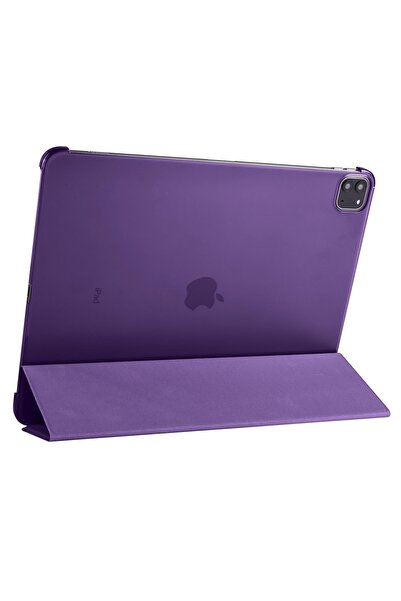 AktarMobile Ipad Pro 12.9 6. Nesil 2022 M2 Uyumlu Kılıf Flip Akıllı Kapak Sta...