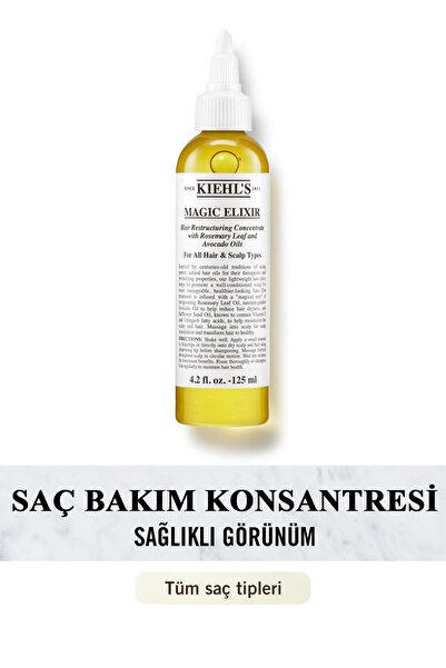 Kiehl's Magic Elixir Saç ve Saç Derisi İçin Konsantre Bakım Yağı 125 ml