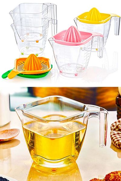 Akkoyunlu home Lemon Orange Citrus Juicer Juicer 1 Lt Measuring Cup Practical Kitchen Tools