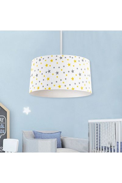 modalive Home Children's Room White Star Pendant Chandelier