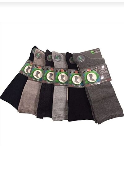 Dündar Men's Diabetic Bamboo Socks - 6982 Pack of 3