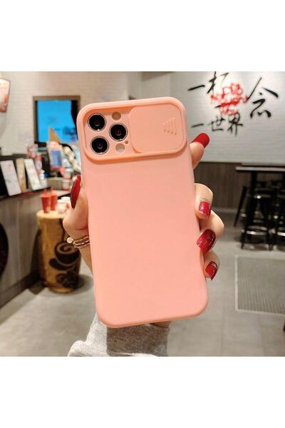 mooodcase Iphone 11 Pro Max Uyumlu Kamera Koruma Slider Kapaklı Silikonlu Telefon Kılıfı