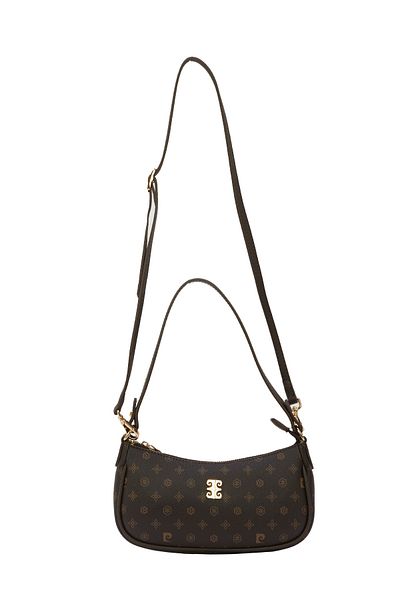 Pierre Cardin Brown Monogram Women's Shoulder Bag 05PO22K1705