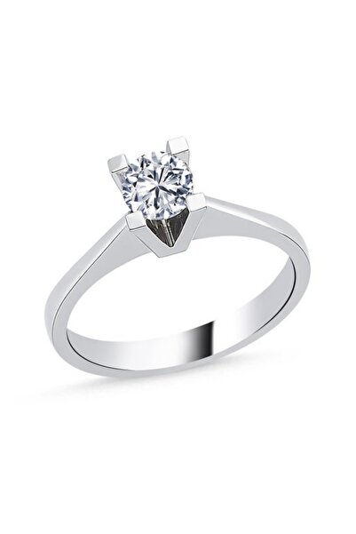 Crystal Diamond Zirconia 0.50 Karat Tektaş Yüzük