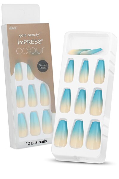 Gold Beauty Takma Tırnak Seti & Zararsız Yapıştırıcı