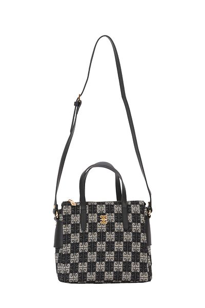 Pierre Cardin Μαύρη γυναικεία τσάντα ώμου 05PO22K1800