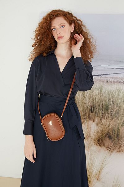 Pierre Cardin Γυναικεία τσάντα ώμου Camel Floater 05PO22Y1556