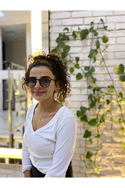 By Donetto نظارة شمسية سوداء للجنسين من ديفي