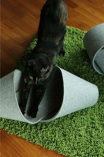 UTKU TASARIM Tobi Cat Tunnel Functional Pet Toy Hiding Tunnel Cat Play House Cat Toy