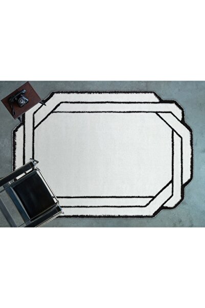 Apex Florida 5241 Siyah-beyaz Halı