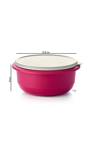 Tupperware Miksim 1 Lt Storage Preparation Container Fuchsia Miks Hsgl
