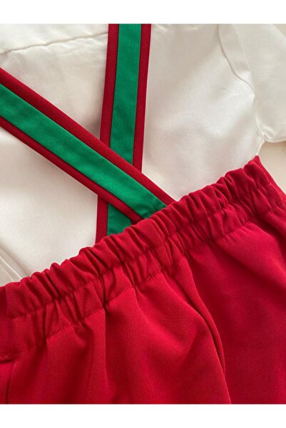 tubibebe New Year Concept New Year's Special Salopet + Shirt + Bow Tie