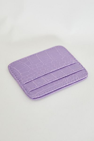 ALTUDA Women's Faux Leather Croco Card Holder