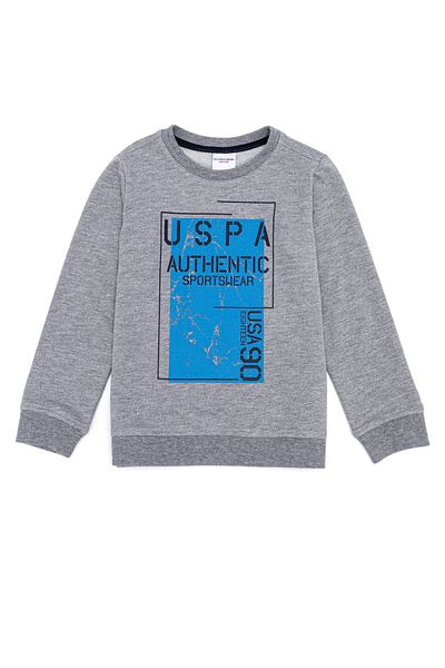 U.S. Polo Assn. Gray Boy's Sweatshirt