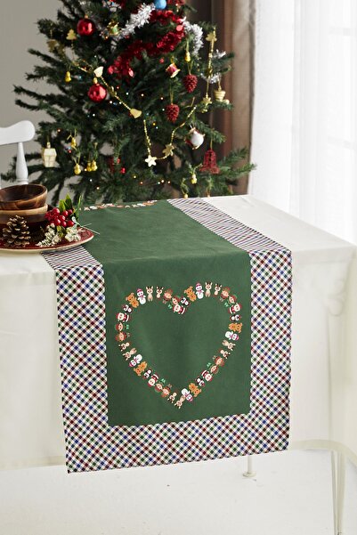 AYSHOME Ays Home П'ятикутний зелений різдвяний бігун