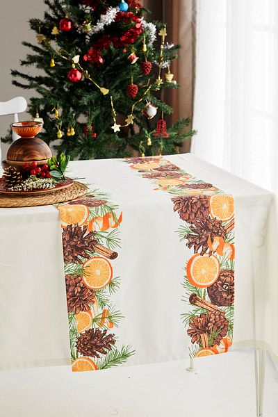 AYSHOME Ays Home Orange Crăciun Anul Nou Runner