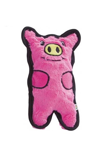 PetStages Outward Hound Durablez Tough Pig Pink Dog Toy XS - High Durability and Squeaky