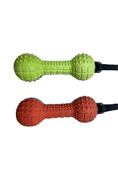 Nunbell لعبة طرق الكلاب المطاطية مع مقبض 35 سم