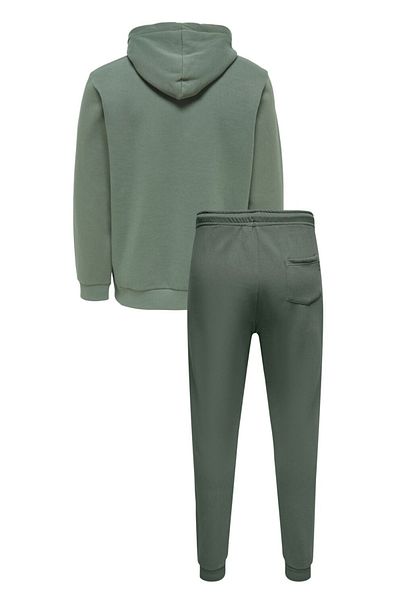 Only & Sons Σετ παντελόνι & κουκούλα Onsceres 22024660   Castor Grey