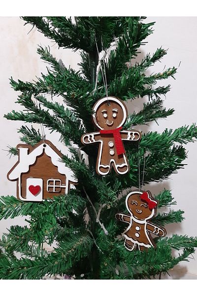 Pinartatolye Adam Christmas Ornament - Pinartation Wooden Cookies