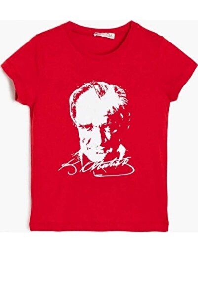 KURAFF Ataturk And Turkish Flag Short Sleeve Super T-Shirt 23 April 29 Octobe...