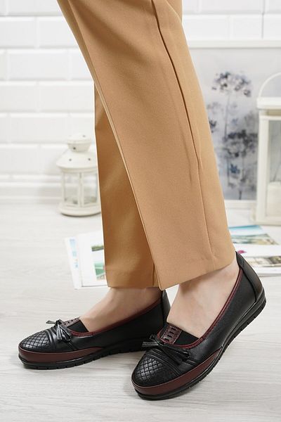 Aleza Shoes Ортопедични майчински обувки с гел ток от естествена кожа