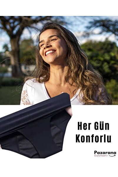 Pazarana Kadın Özel Gün Regli Külotu 3 Adet Iç Çamaşır