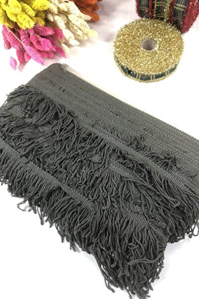 Bride Aksesuar Dünyası Accesoriu Panglică Decorativă Culoare Kaki Franjuri cu...