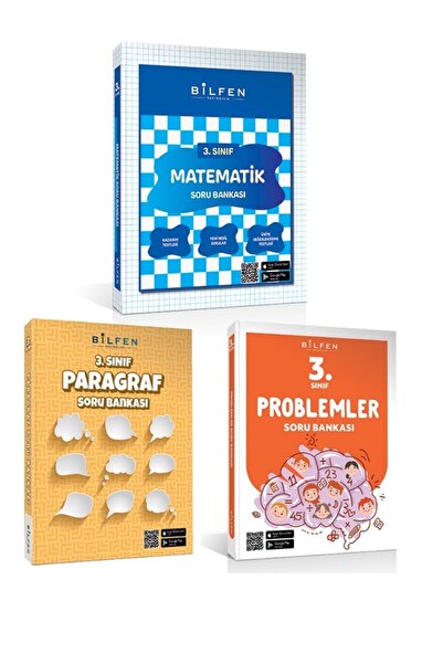 Bilfen Yayıncılık Bilfen 3.sınıf Matematik Problemler Paragraf Soru Bankası S...