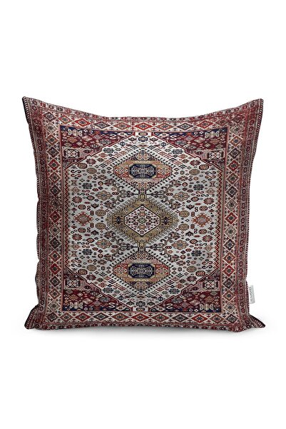 Realhomes Husă de pernă pentru pernă cu tematică tradițională cu model autent...