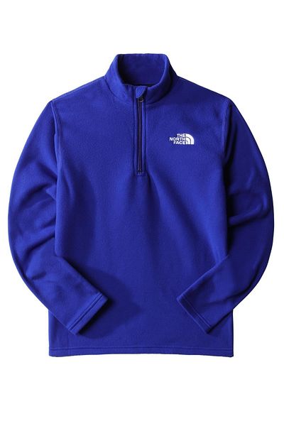 THE NORTH FACE Teen Glacier 1/4 Zip Kids Fleece Navy Blue