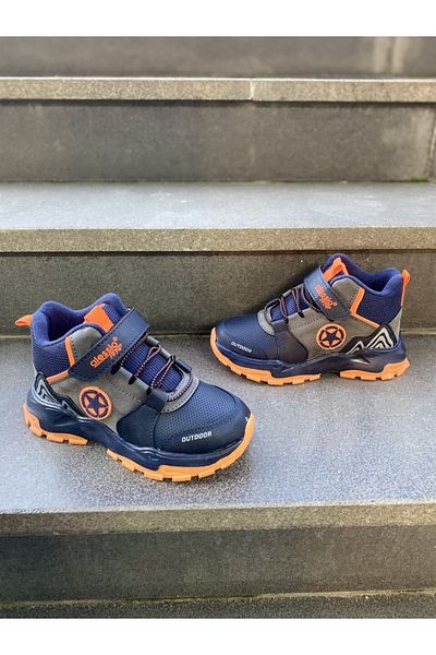 Aleza Shoes Παιδικά αθλητικά παπούτσια καπνιστό πορτοκαλί, ανθεκτικά στο κρύο