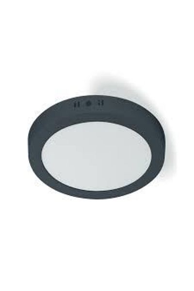 Cata 18 Watt Black Case White Light Surface Mounted Round Led Panel (ct-5235)