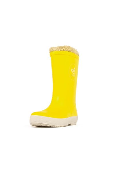 IGOR W10207 Splash Nautico Παιδικές γούνινες κίτρινες μπότες βροχής