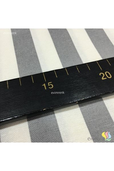 Renk Tekstil Γκρι ύφασμα με μοτίβο με ρίγες (2 cm)