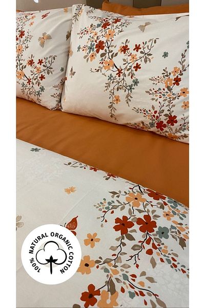 Özcan Ev Tekstil 100% Cotton Single Duvet Cover Set