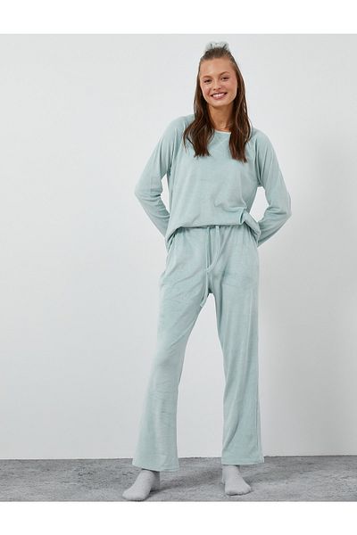 Koton Pyjamahose - Grün - Jogger
