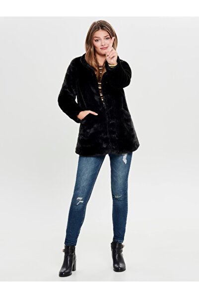 ONLY 15164600 Onlvida Faux Fur Coat Otw Palton pentru femei negru