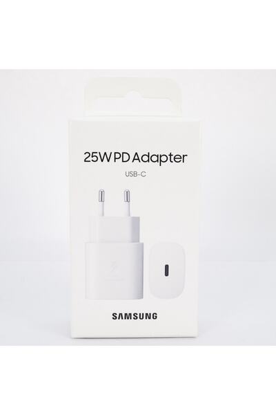 Samsung Galaxy A33 5g Type-c Fast Şarj Adaptörü 25w Beyaz ( Türkiye Garantili)