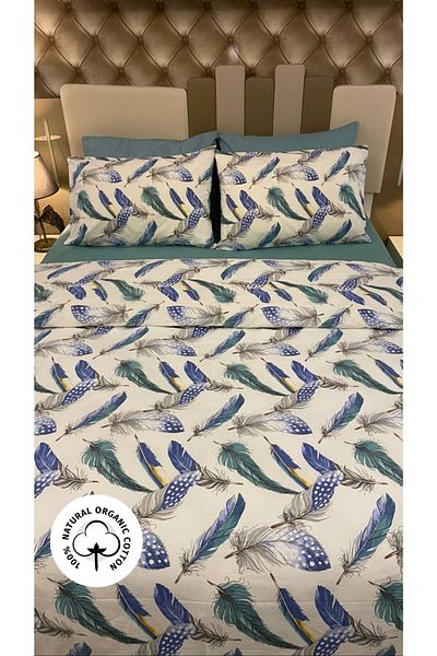 Özcan Ev Tekstil Cotton Double Duvet Cover Set
