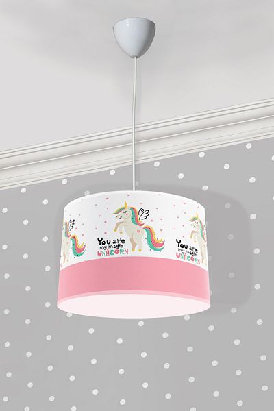 modalive Home Bebişim Bi148 Unicorn Children's Room Pendant Chandelier