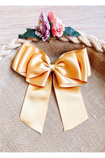 Yeşim Aksesuar Luxury Satin Bow Buckle, Bow Ribbon Satin Automatic Women's Buckle