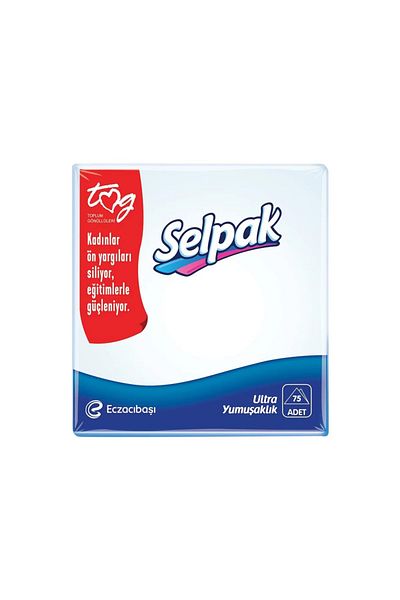 Selpak Napkin 75pcs 30x30 4 Pieces