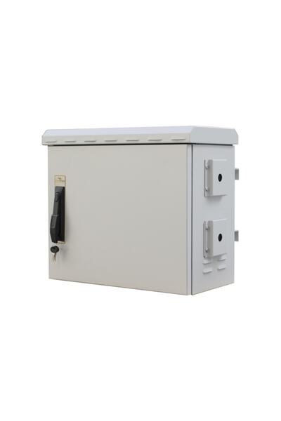 AGER 400x600x250mm خزانة خارجية من النوع القطبي مع مروحة ومجموعة تثبيت الصاري...