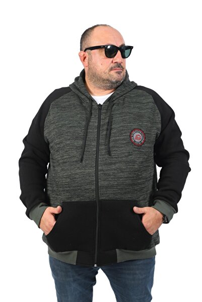 Starbattal Μεγάλο μέγεθος Unisex New York Collage Sweat 22727-νέφτι