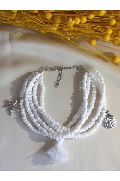 İPAR AKSESUAR Women's Multiple White Design Bracelet