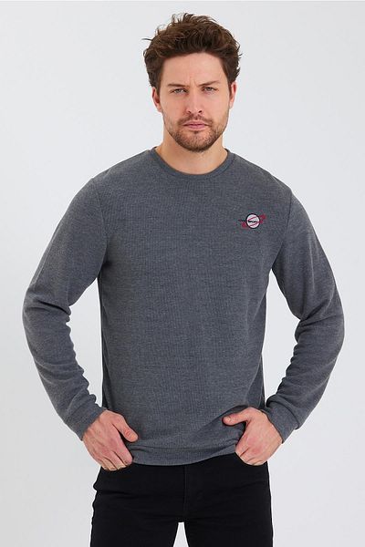 ESPİNA Ανδρικό φούτερ Thessaloniki Fabric Crew Neck